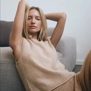 The Group by Babaton Ellipsis Cashmere Tank